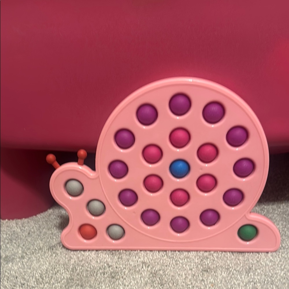 Colorful Snail Pop It Fidget Toy